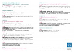 Programma - Workshop Gipsoteche